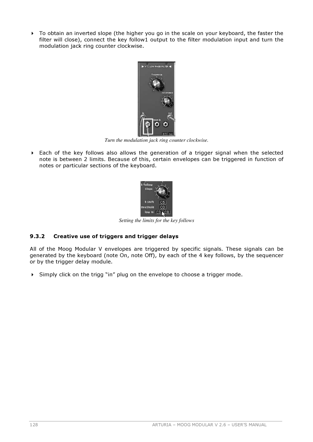 Arturia 2.6 manual Creative use of triggers and trigger delays 