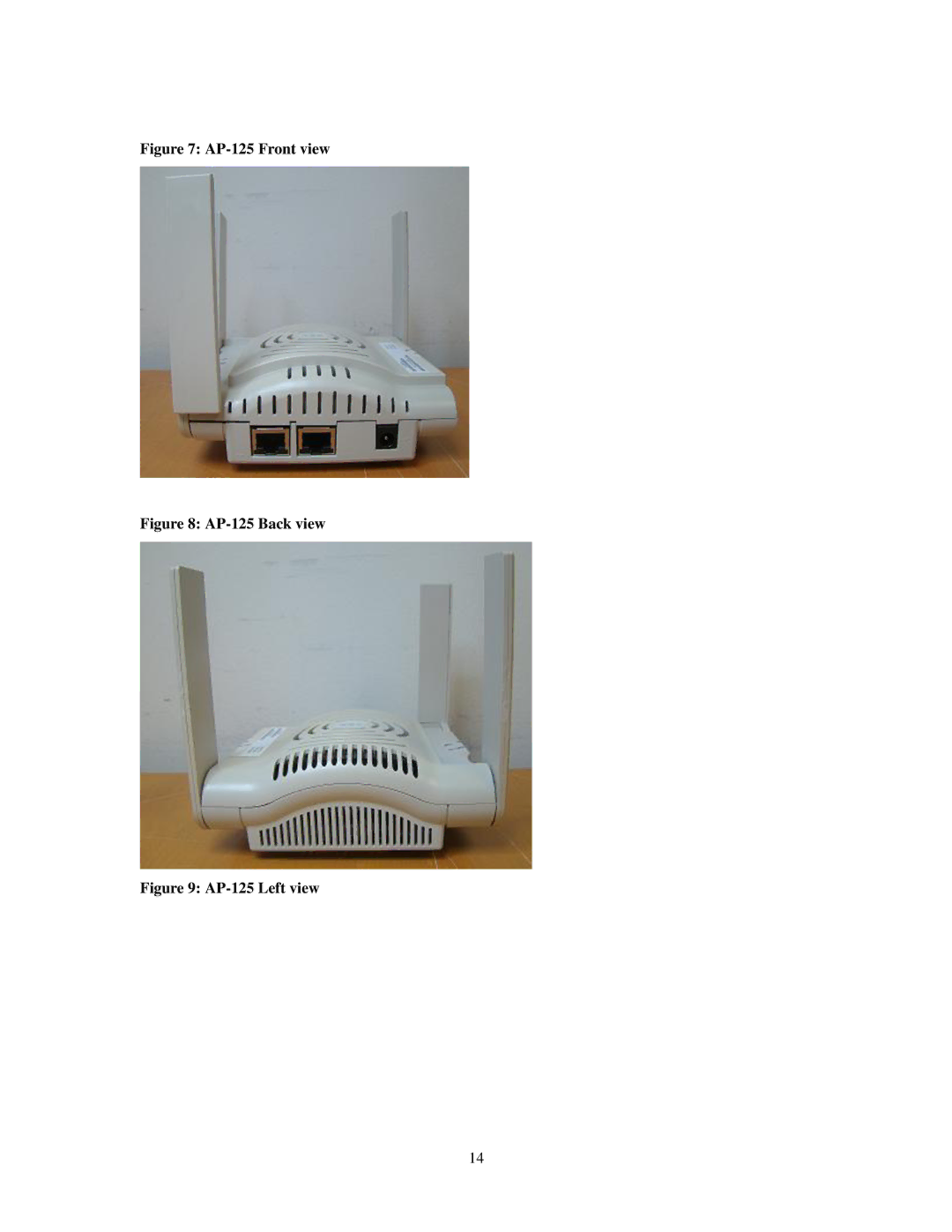 Aruba Networks FIPS 140-2 manual AP-125 Front view 