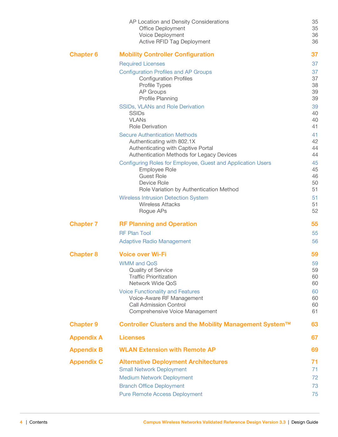 Aruba Networks Version 3.3 manual Chapter RF Planning and Operation 