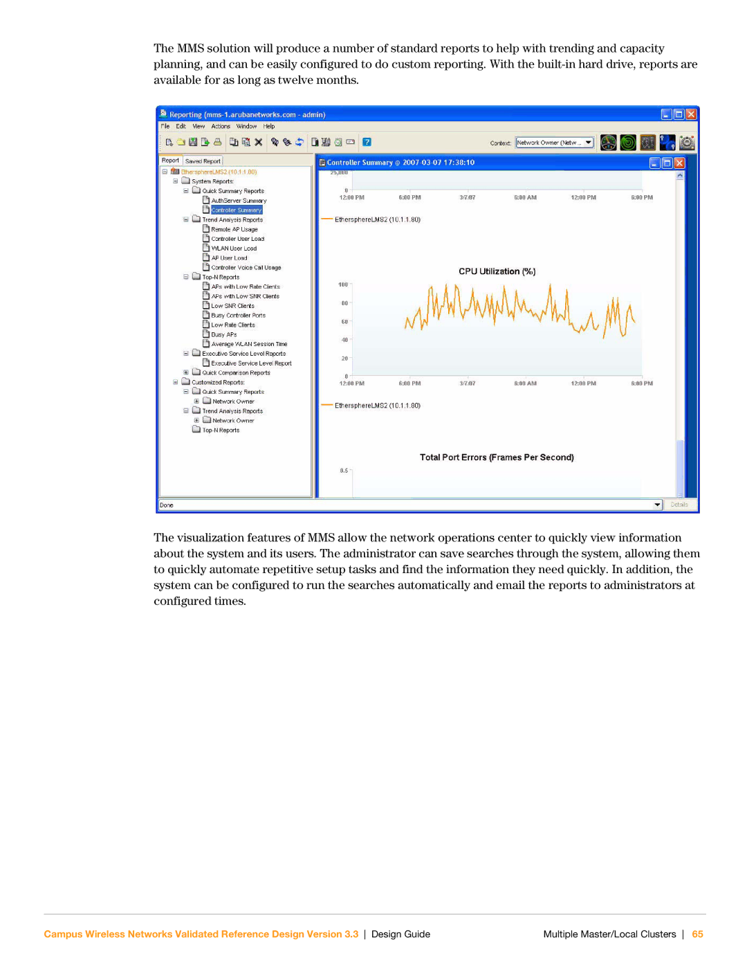 Aruba Networks Version 3.3 manual 