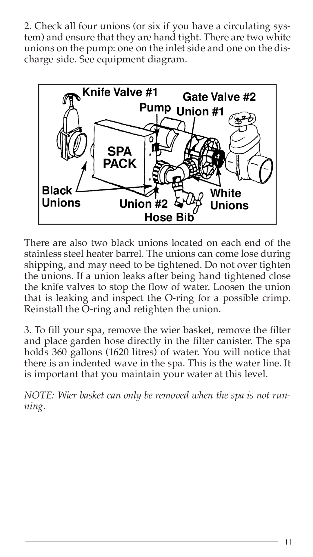 Aruba Spa Hot Tub Models 2003 owner manual SPA Pack 