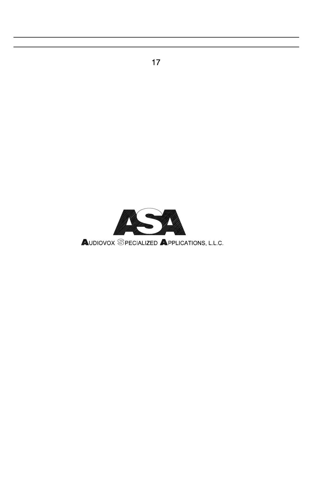ASA Electronics AOC-75, AOS58 operation manual 