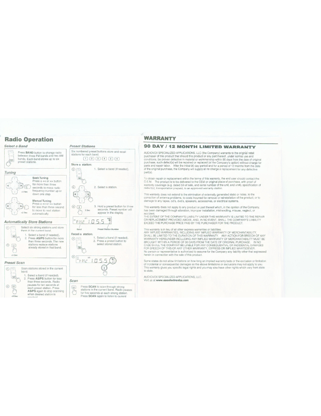 ASA Electronics CD3010X manual 