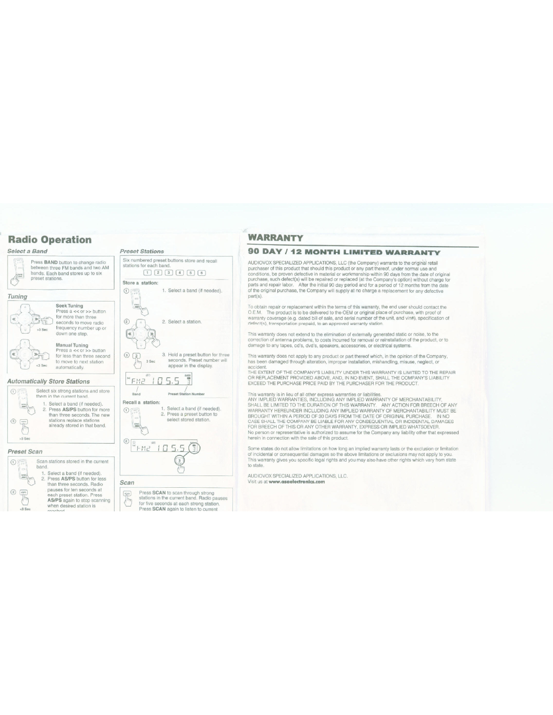 ASA Electronics CD3010X manual 