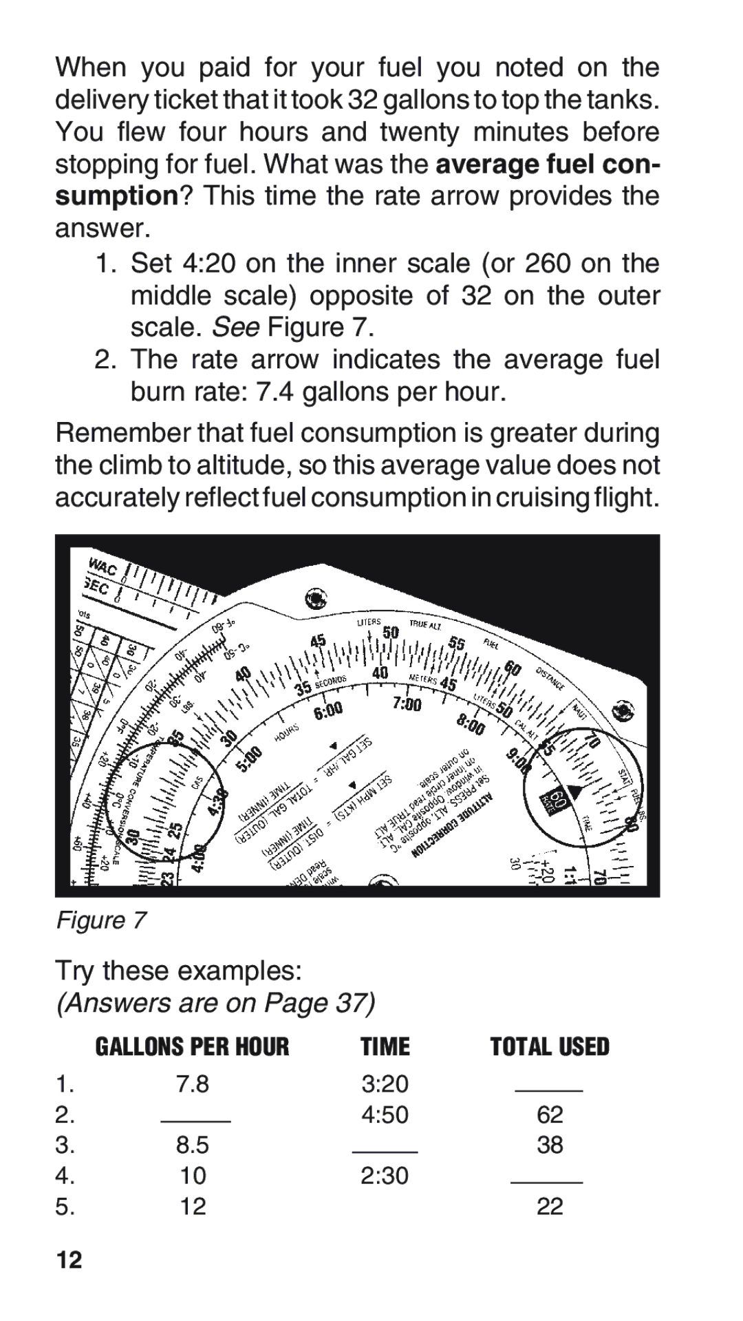 ASA Electronics E6-B manual Try these examples Answers are on 