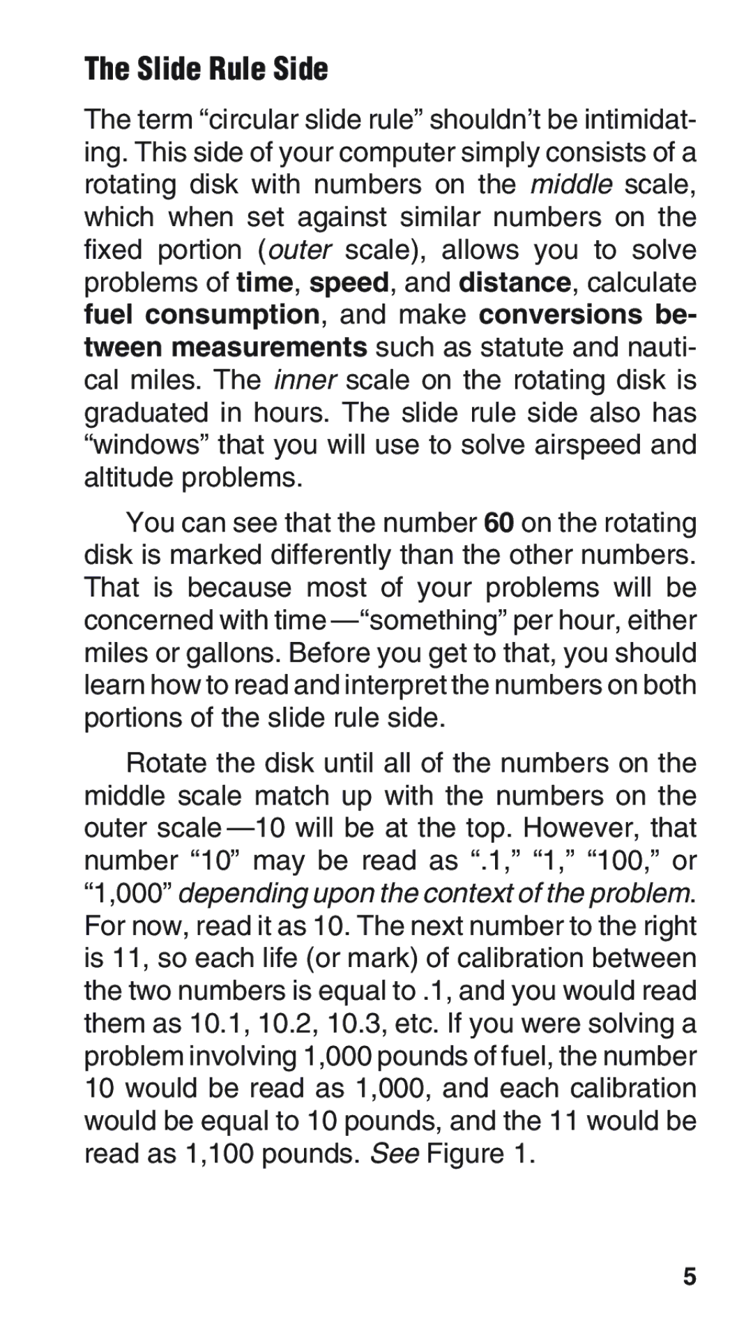 ASA Electronics E6-B manual Slide Rule Side 