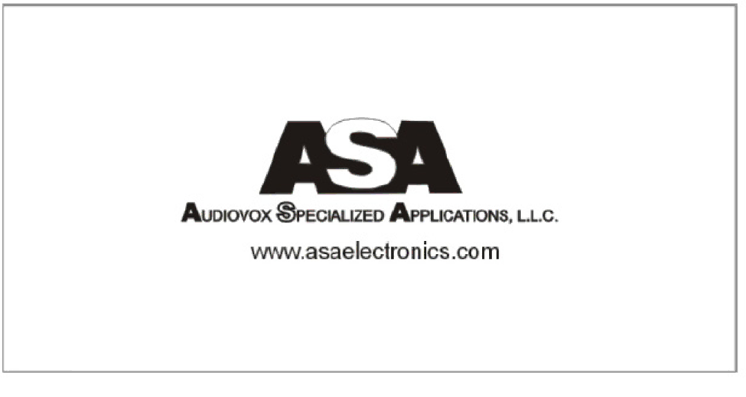 ASA Electronics VCCYL35 manual 