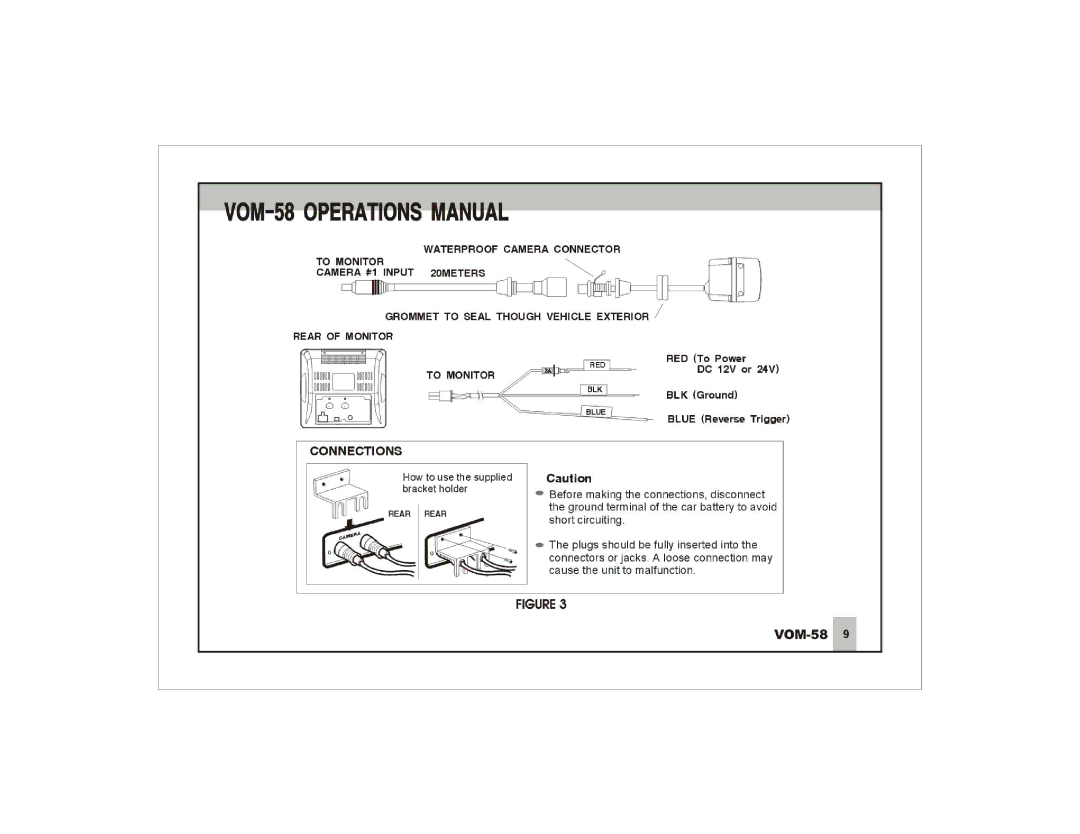 ASA Electronics VOM-58 manual 