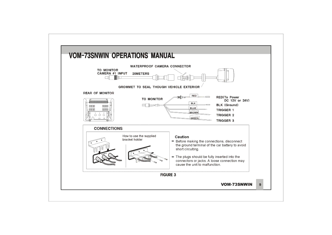 ASA Electronics VOM-73SNWIN manual 