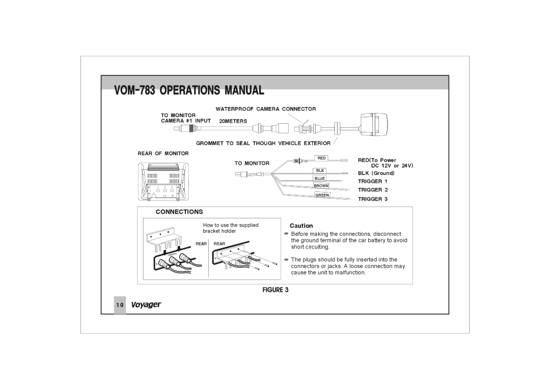 ASA Electronics VOM-783 manual 