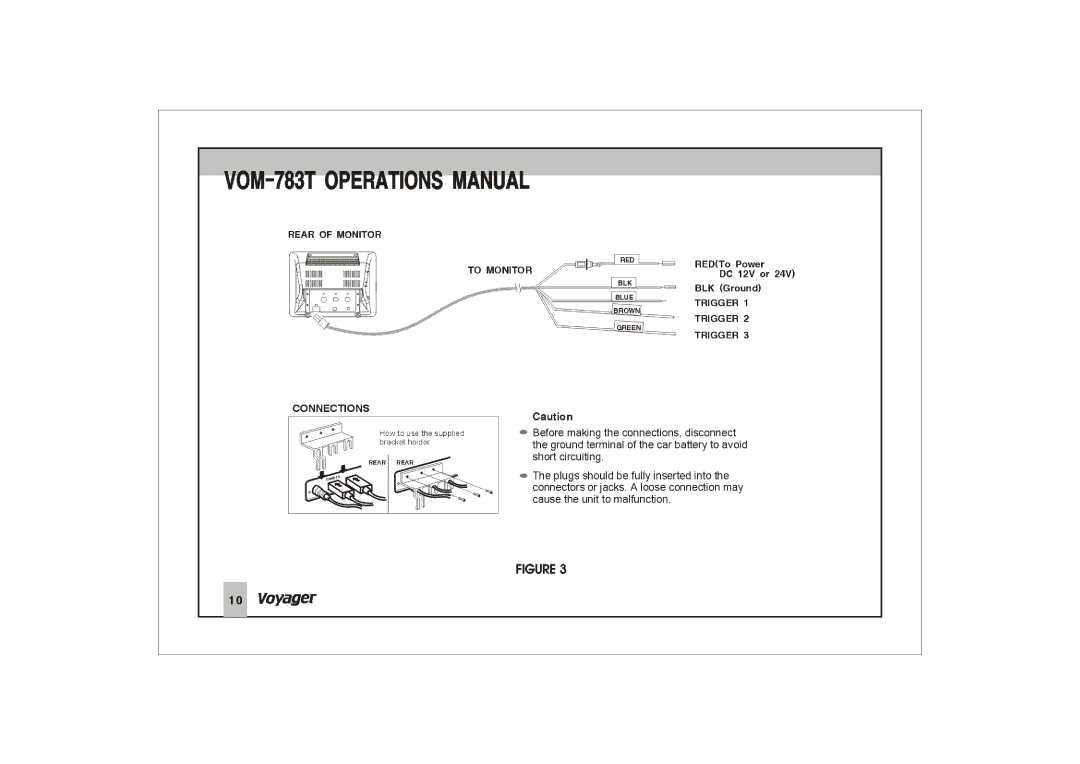 ASA Electronics VOM-783T manual 