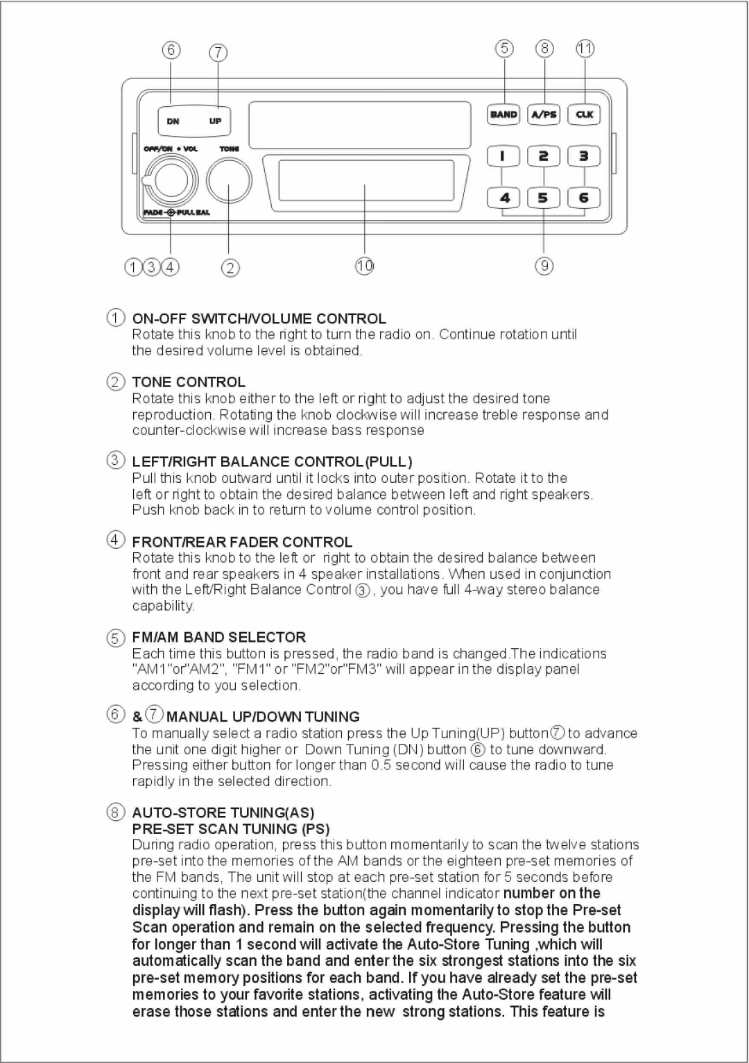 ASA Electronics VR50 manual 