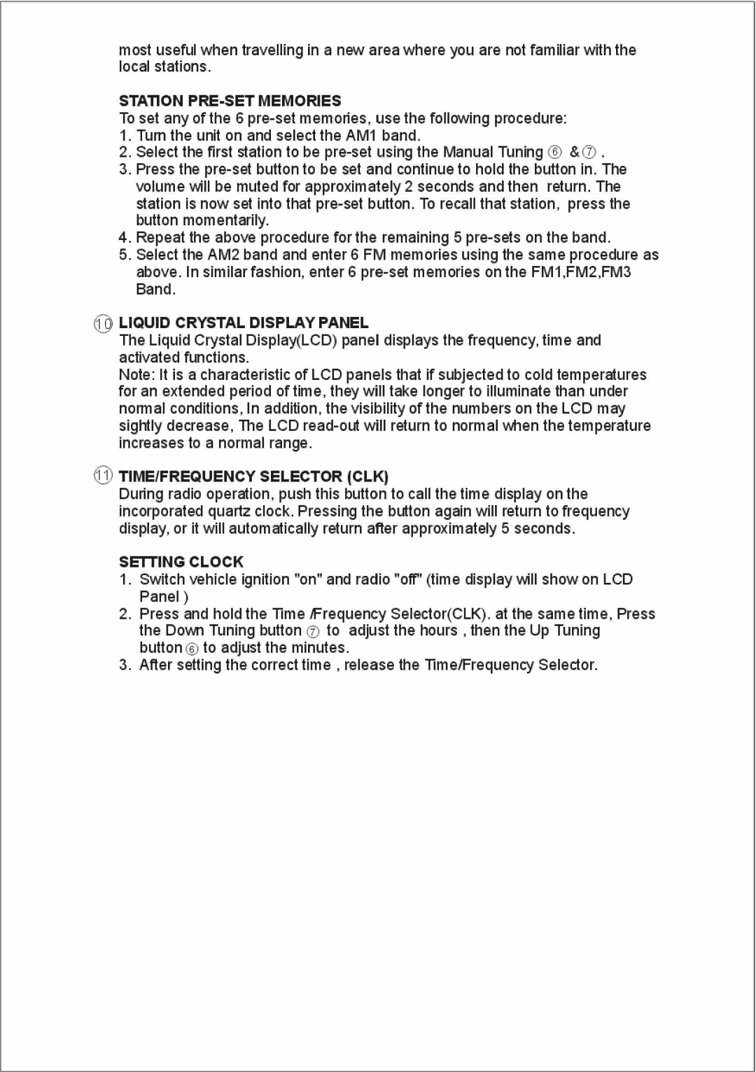 ASA Electronics VR50 manual 