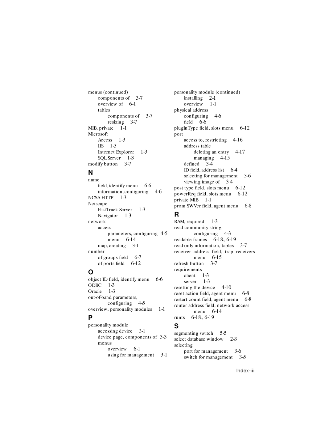 Asante Technologies 1000 user manual Runts 6-18,6-19 