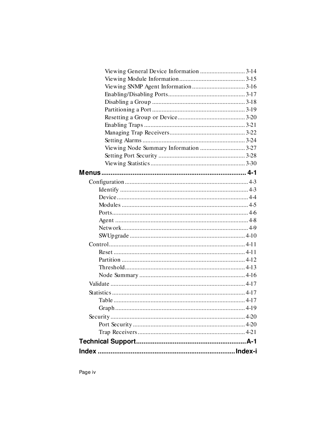 Asante Technologies 100TX user manual Index-i 