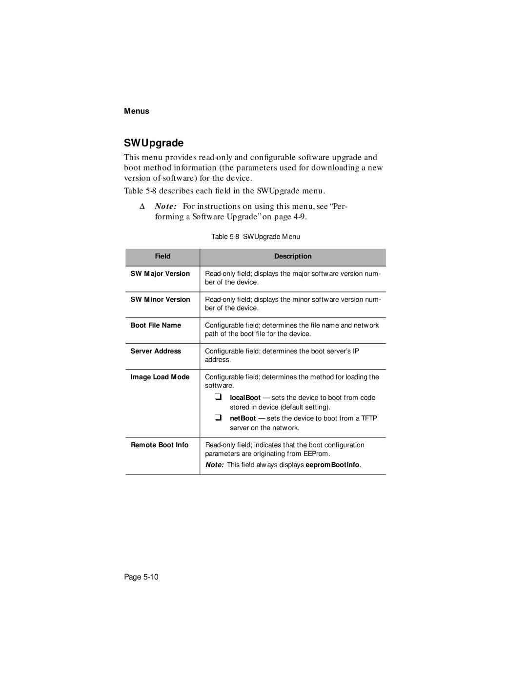 Asante Technologies 1016-IQ user manual SWUpgrade 