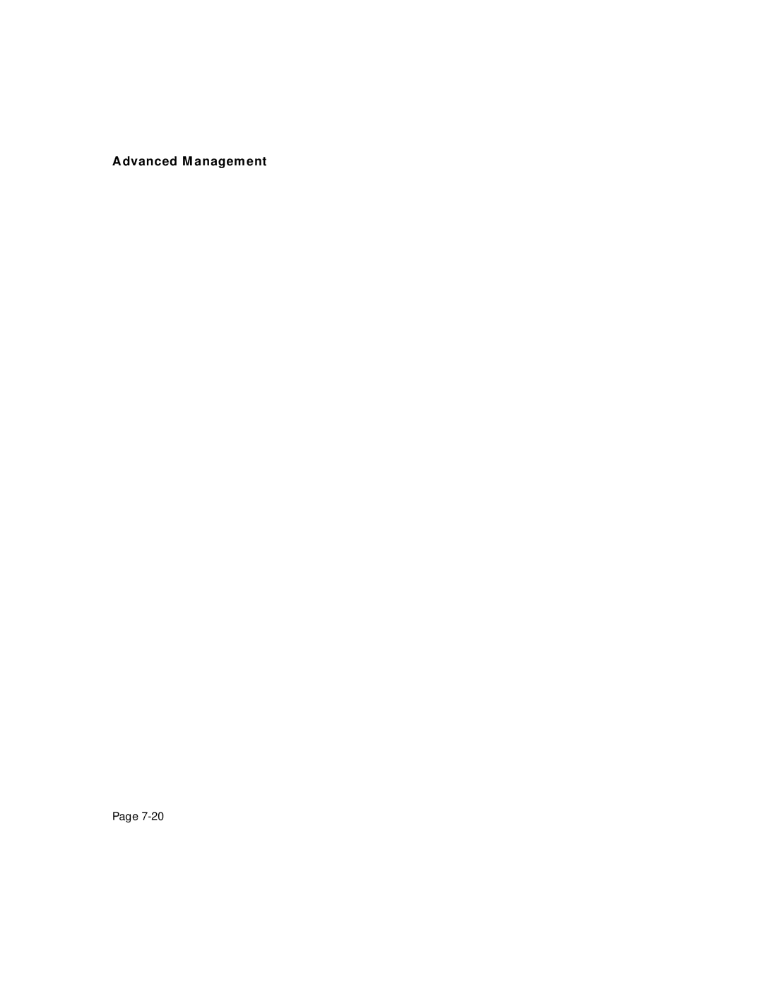 Asante Technologies 5212 user manual Advanced Management 