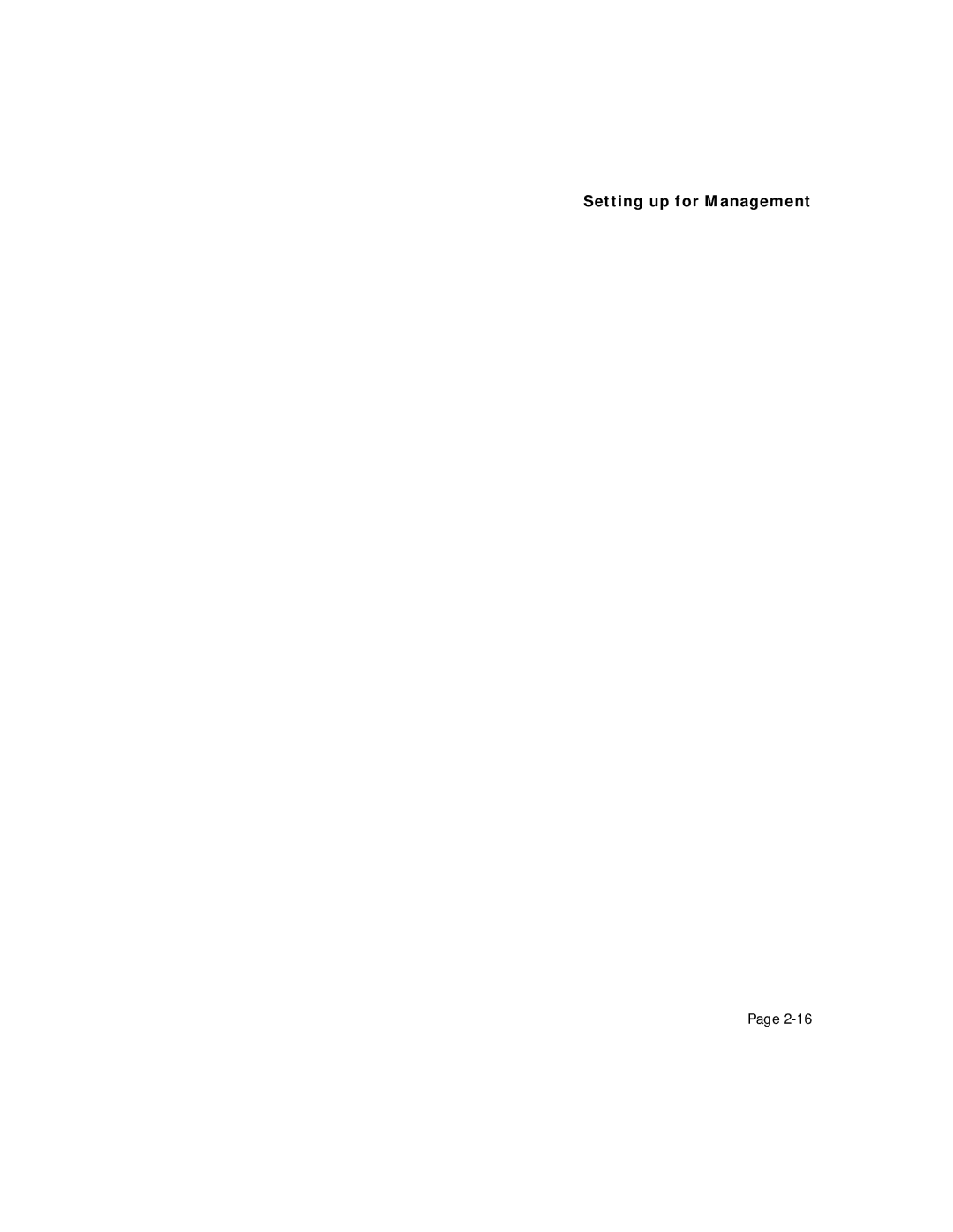 Asante Technologies 5212 user manual Setting up for Management 