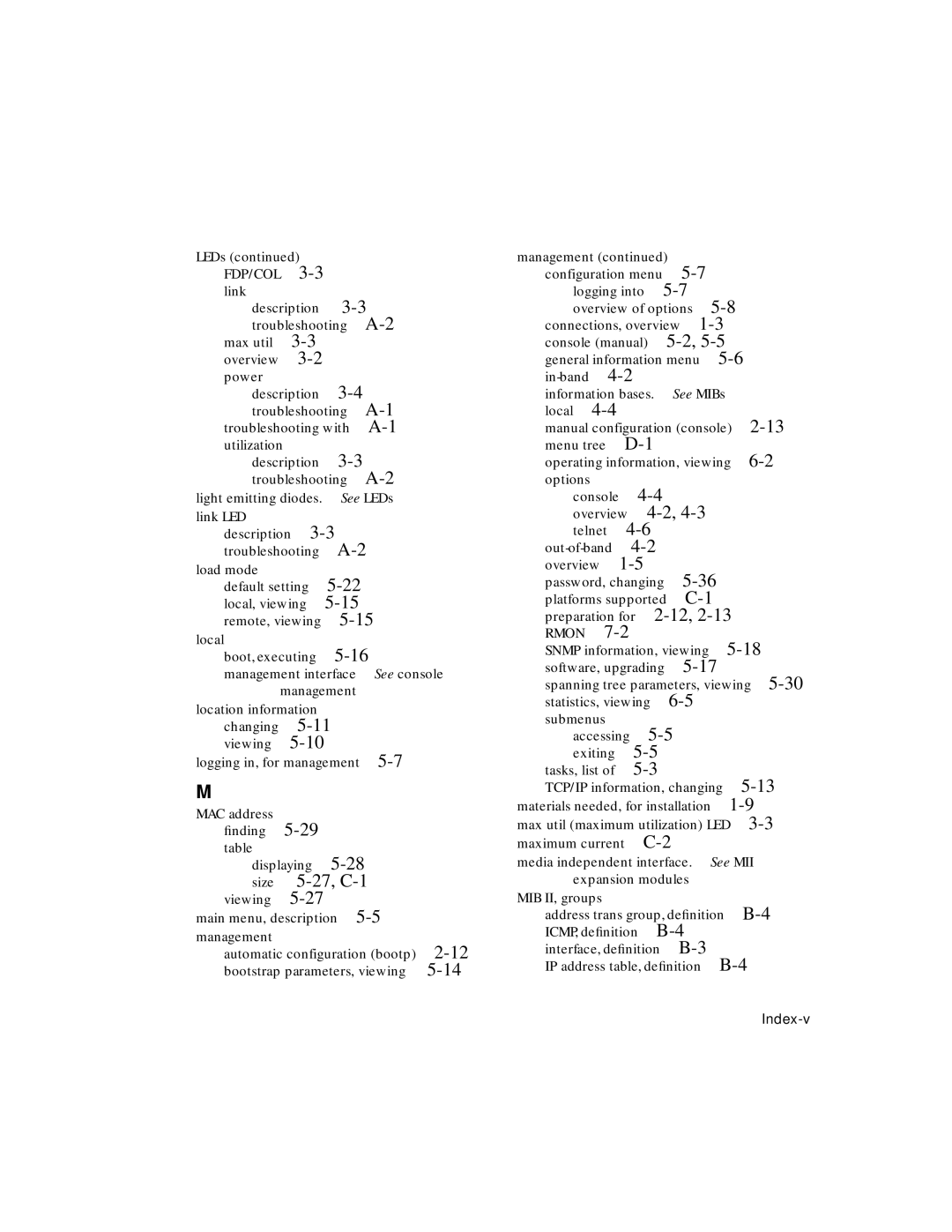 Asante Technologies 5308F user manual 27, C-1 