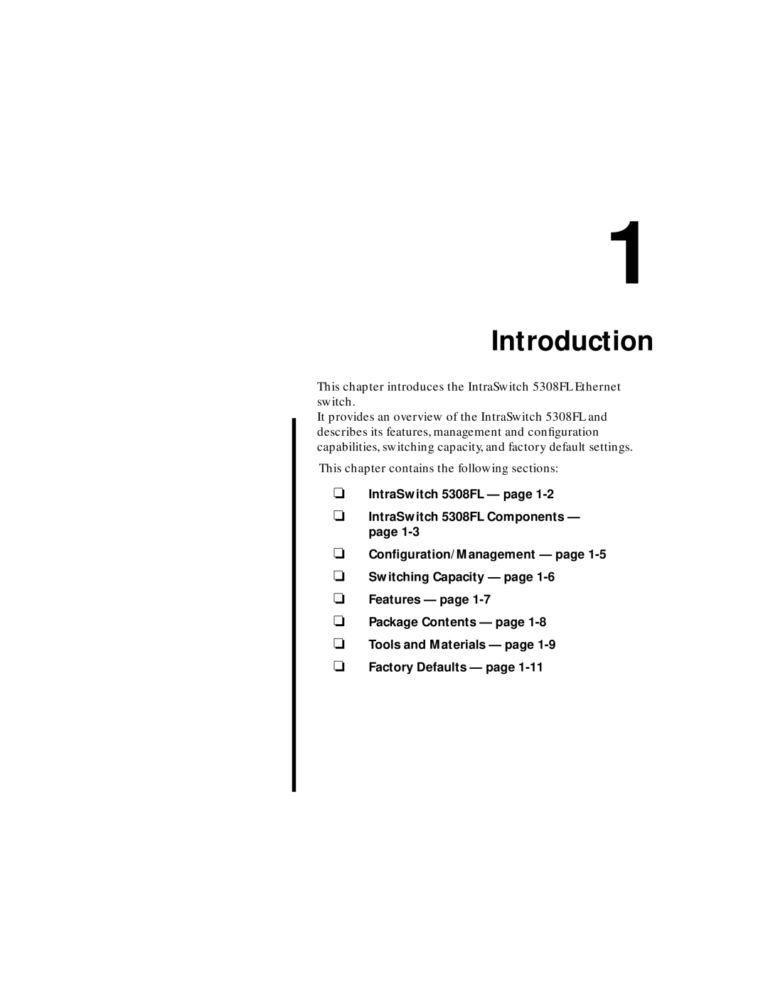 Asante Technologies 5308F user manual Introduction 