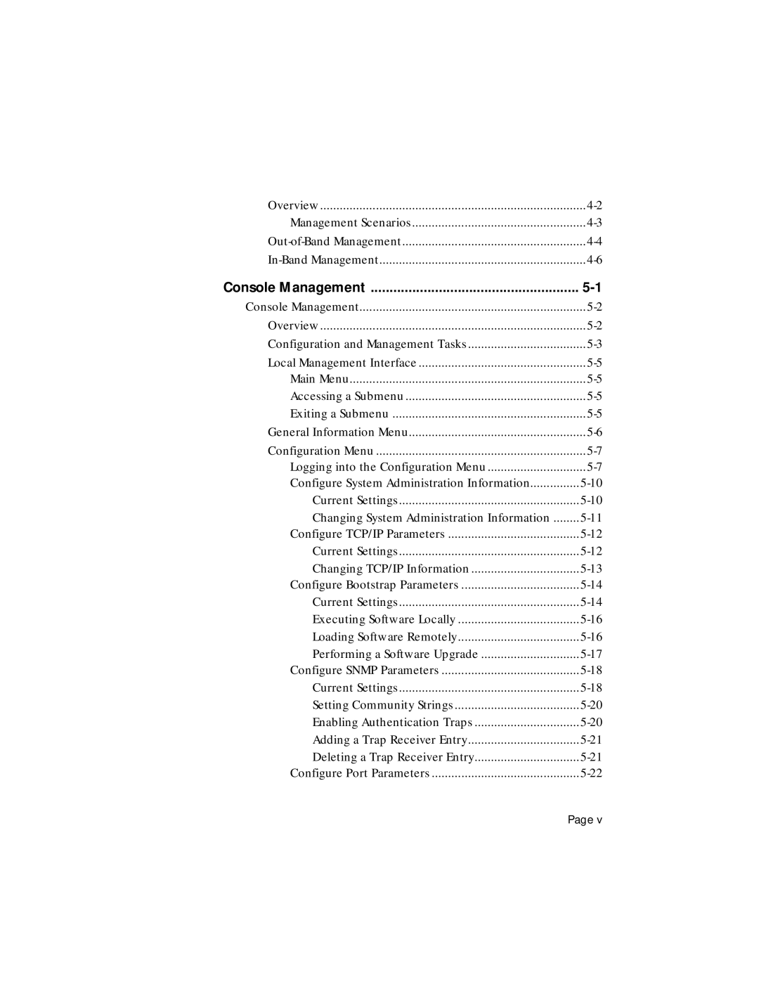 Asante Technologies 5308F user manual Console Management 