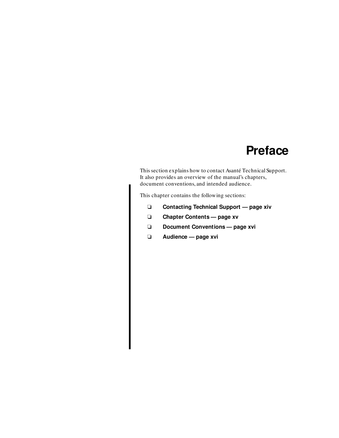 Asante Technologies 5324 user manual Preface 