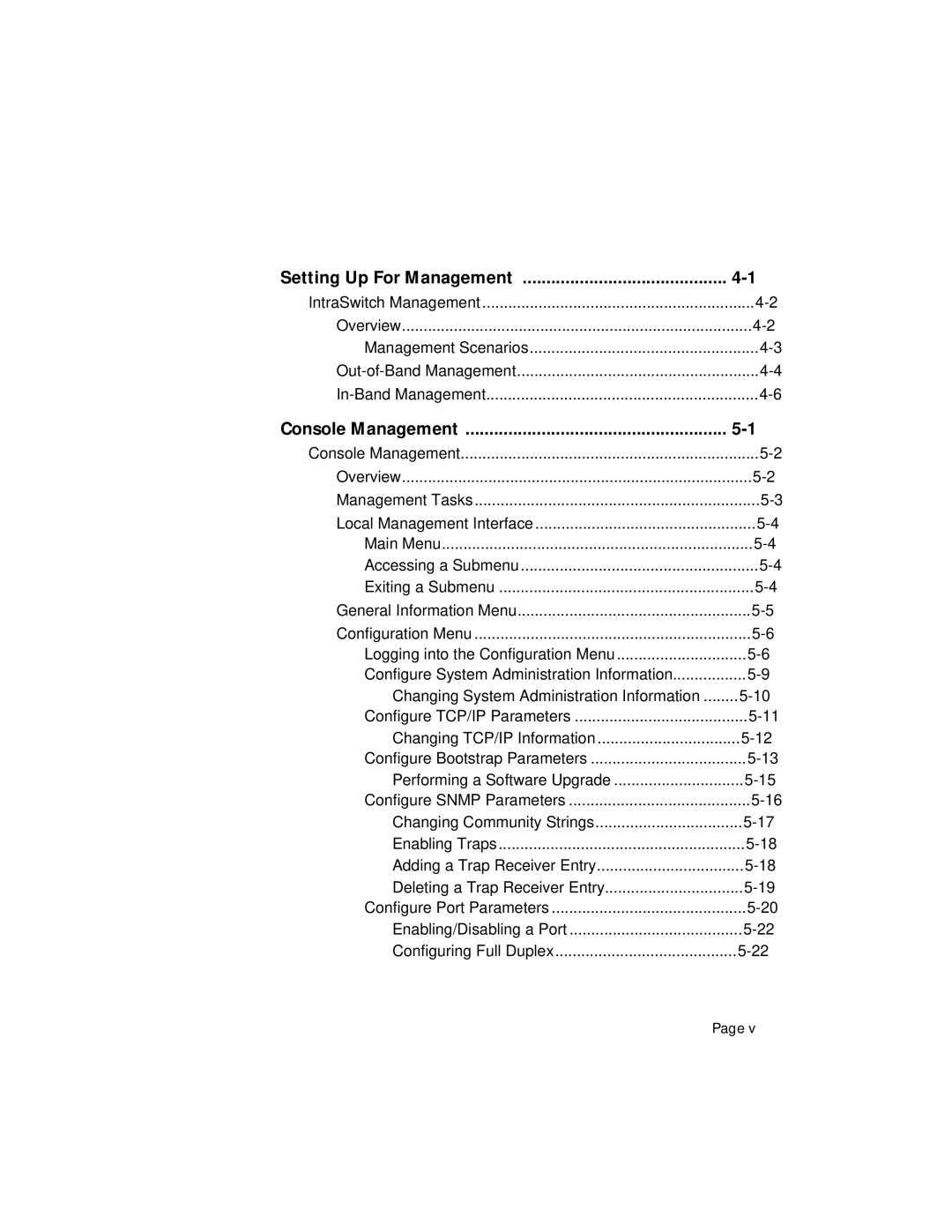 Asante Technologies 5324 user manual Setting Up For Management, Console Management 