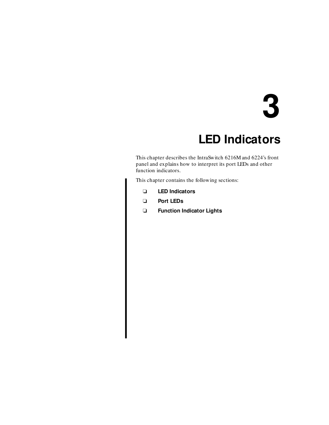 Asante Technologies 6200 manual LED Indicators Port LEDs Function Indicator Lights 