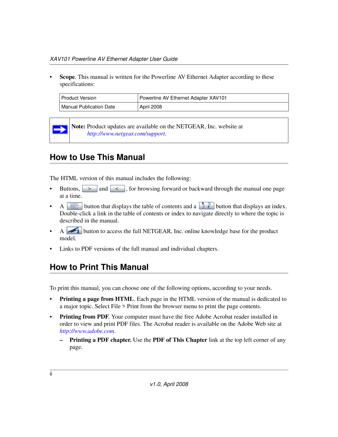 Asante Technologies XAV101 manual How to Use This Manual, How to Print This Manual 