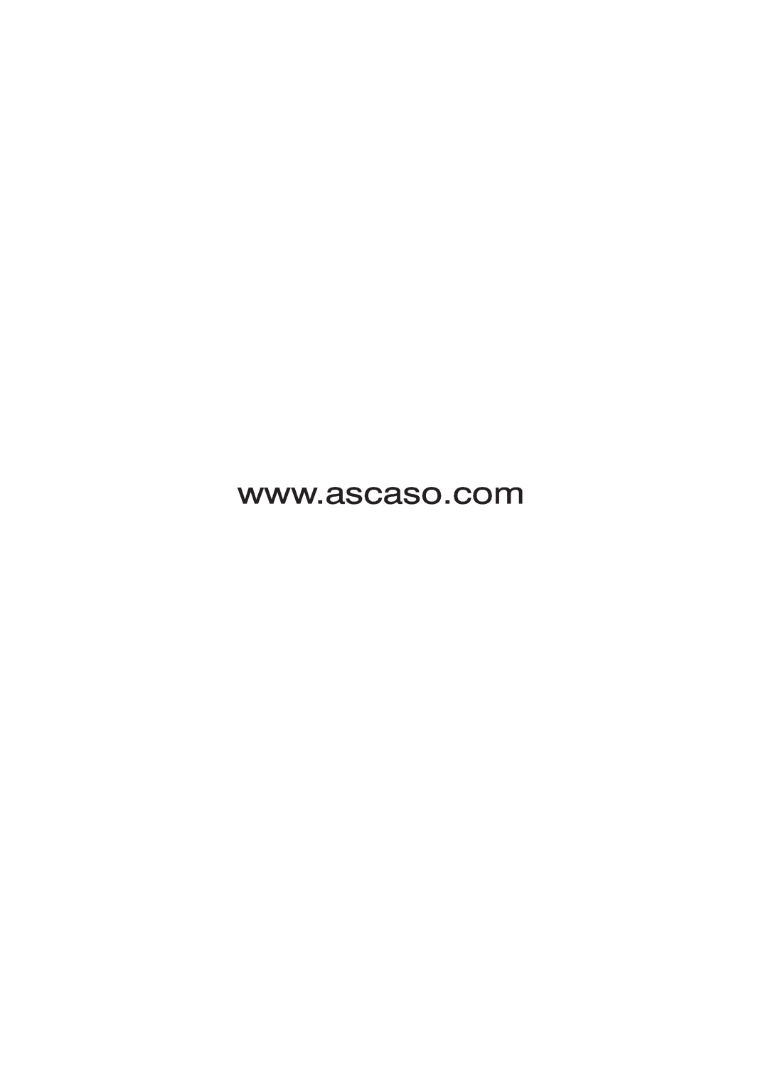 Ascaso Factory Professional System user manual 
