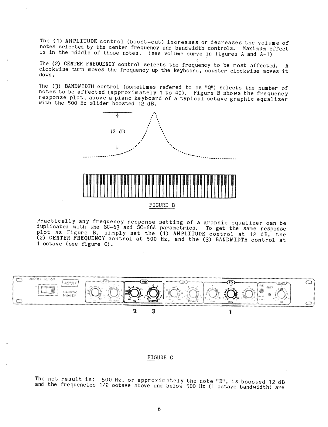 Ashly SC-63, SC-66A manual 
