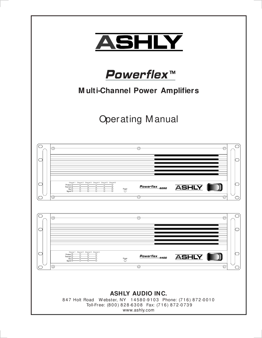 Ashly TRA-4150 manual Powerflex  