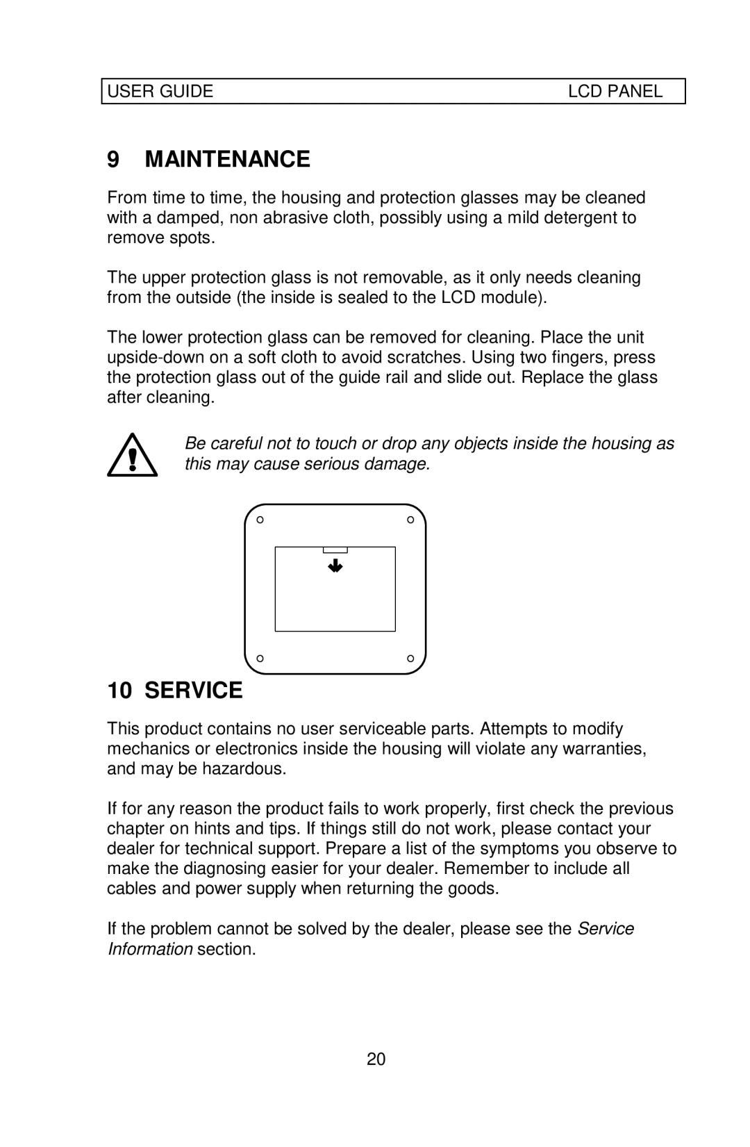 Ask Proxima 64 manual Maintenance, Service 