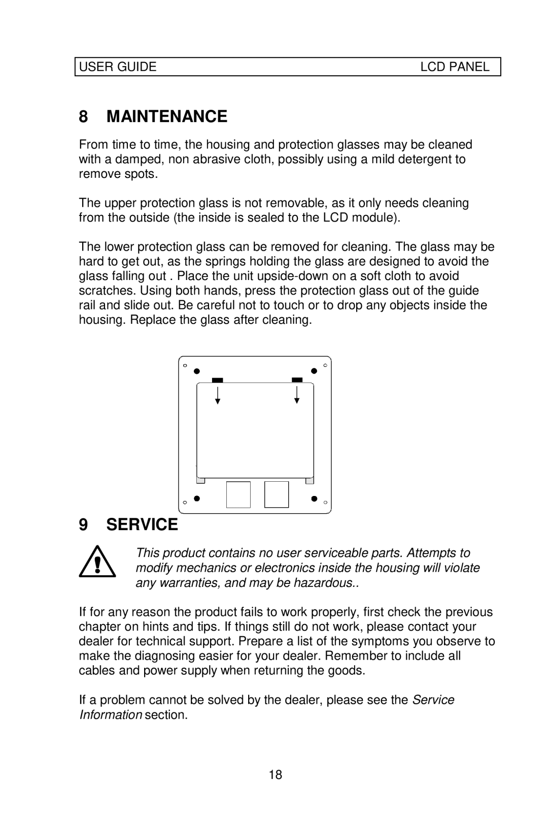 Ask Proxima 700 manual Maintenance, Service 