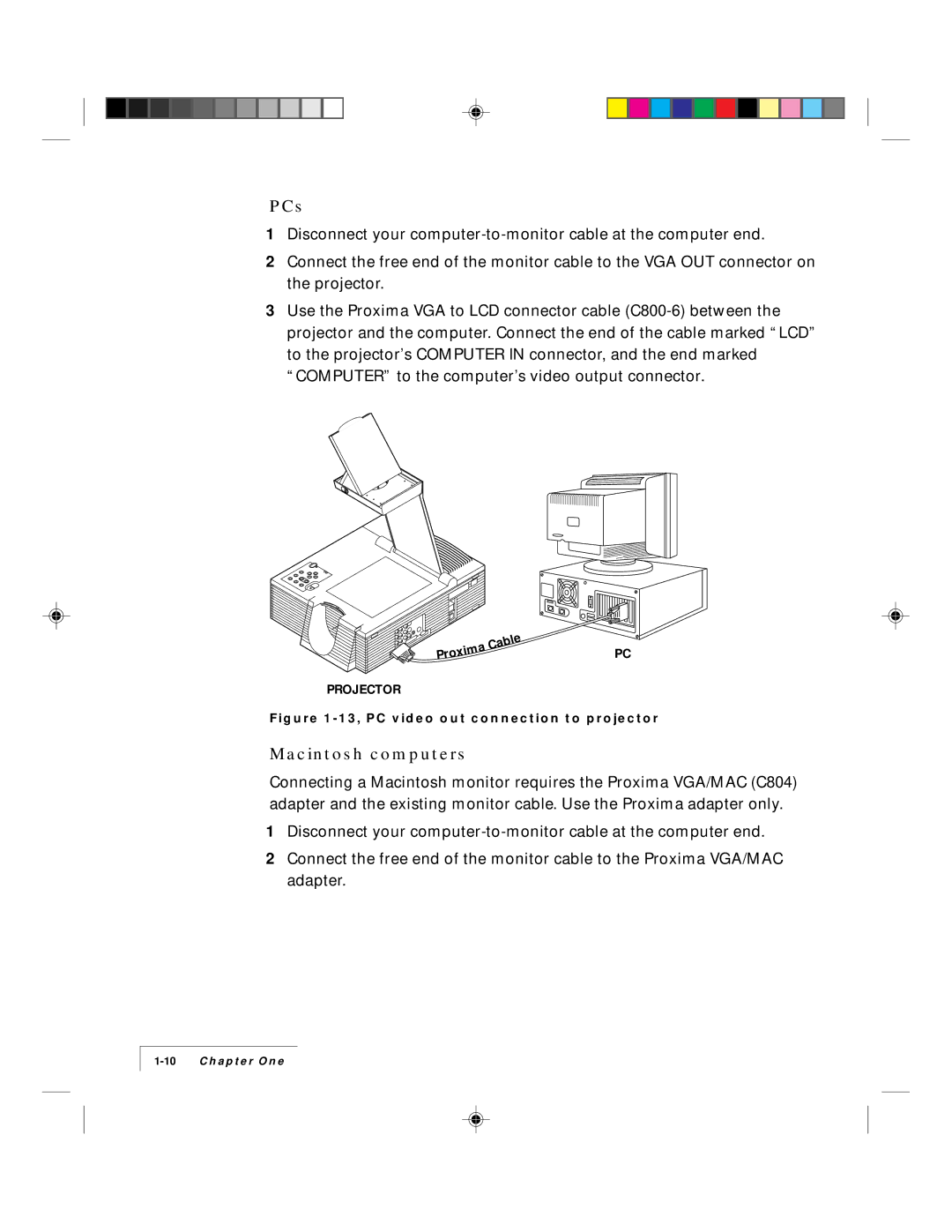 Ask Proxima 9100 manual PCs, Macintosh computers 