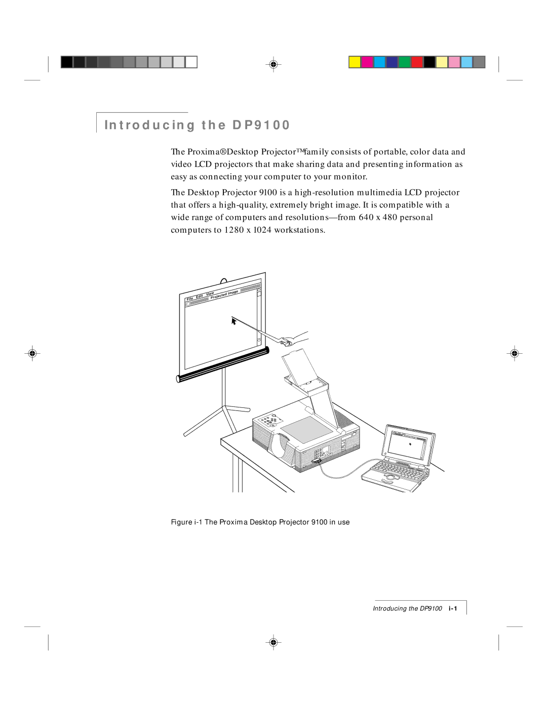 Ask Proxima manual Introducing the DP9100 