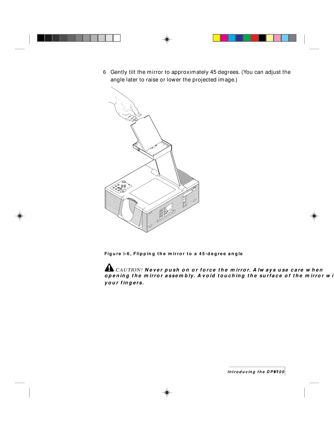 Ask Proxima 9100 manual Your fingers 