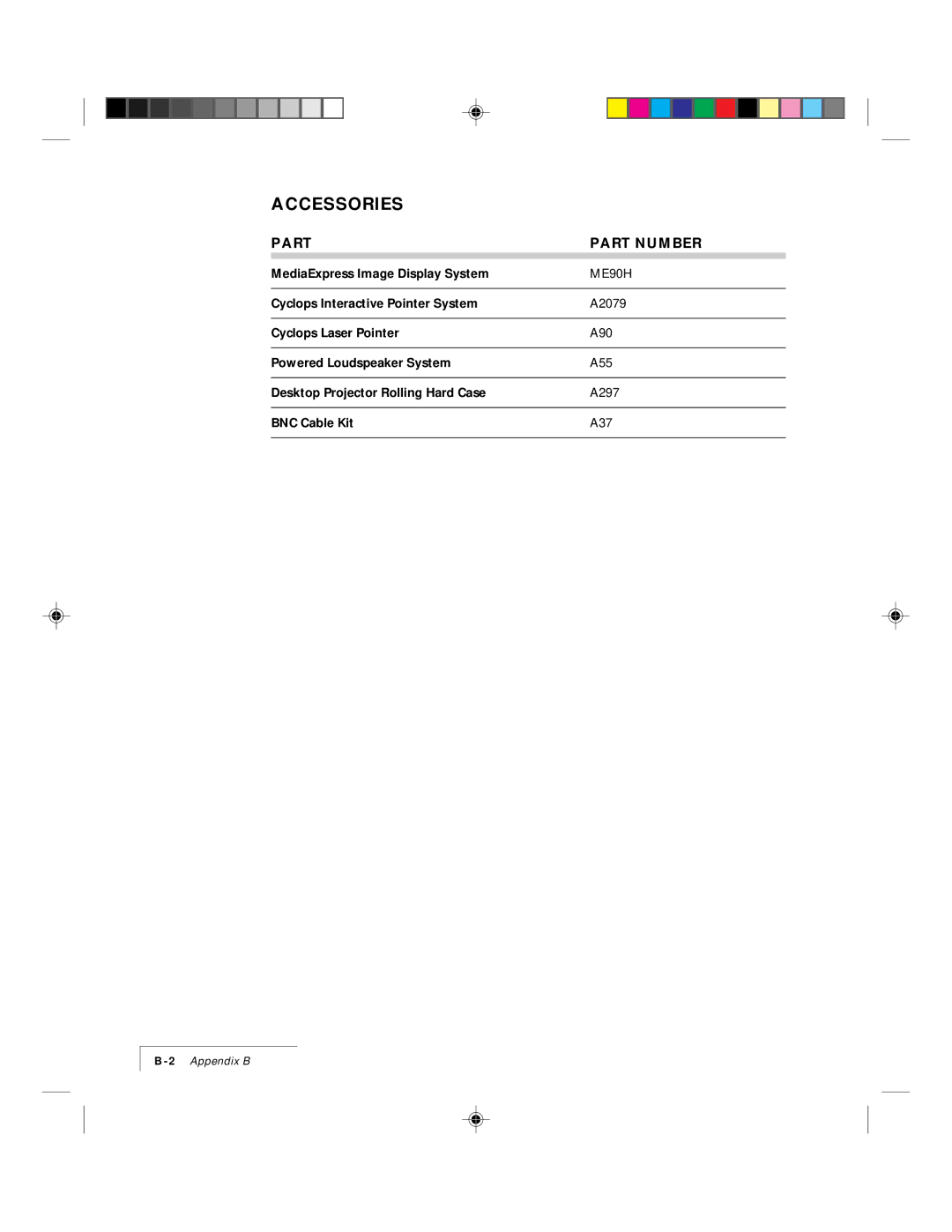 Ask Proxima 9100 manual Accessories, MediaExpress Image Display System 