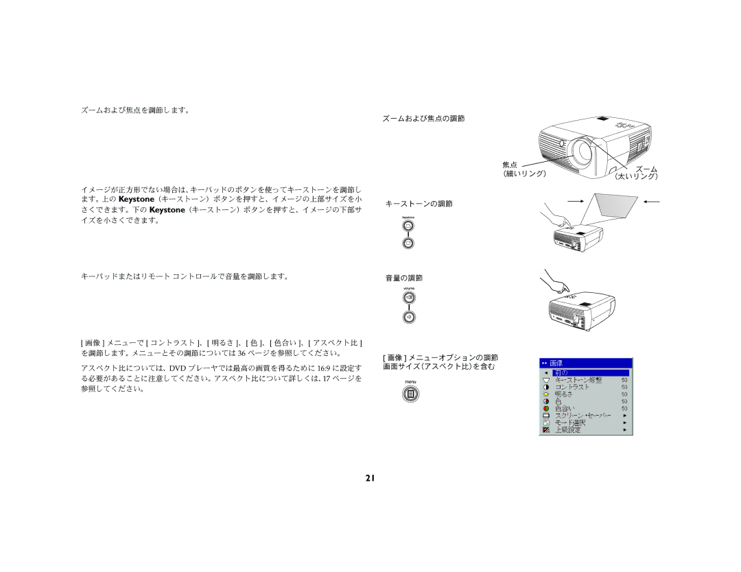 Ask Proxima c130 manual 音量の調節 