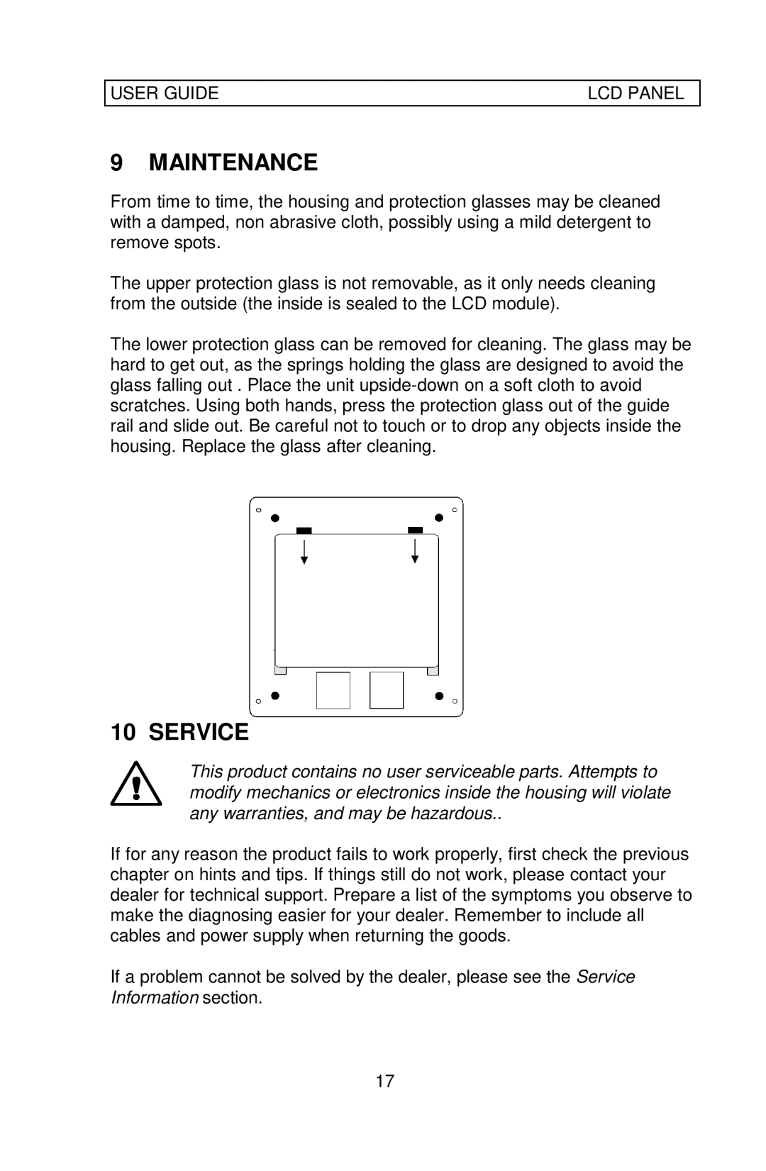 Ask Proxima C300 manual Maintenance, Service 