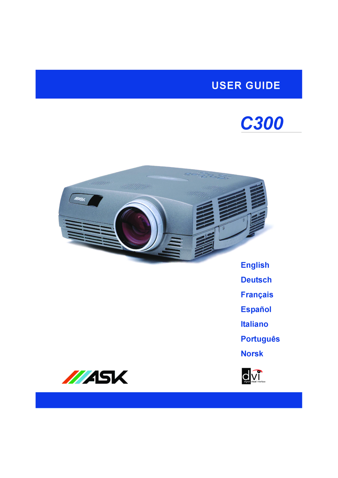 Ask Proxima C300 manual 