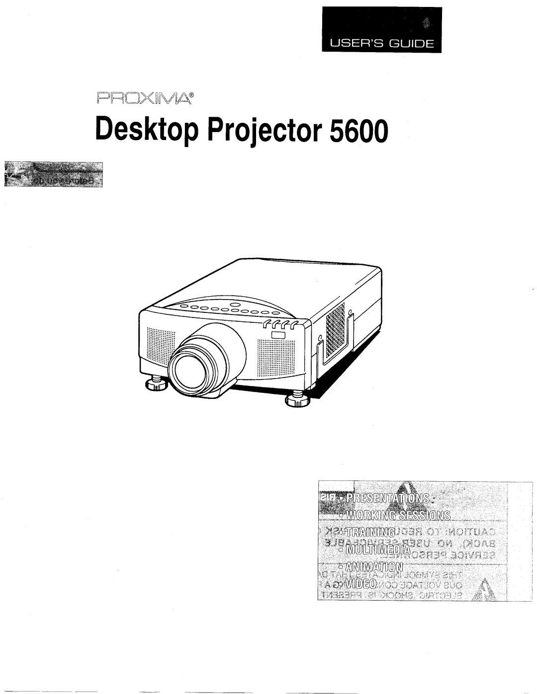 Ask Proxima DP5600 manual 