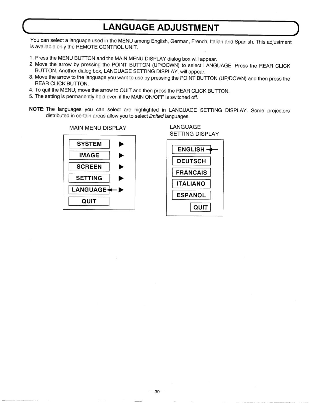 Ask Proxima DP5600 manual 