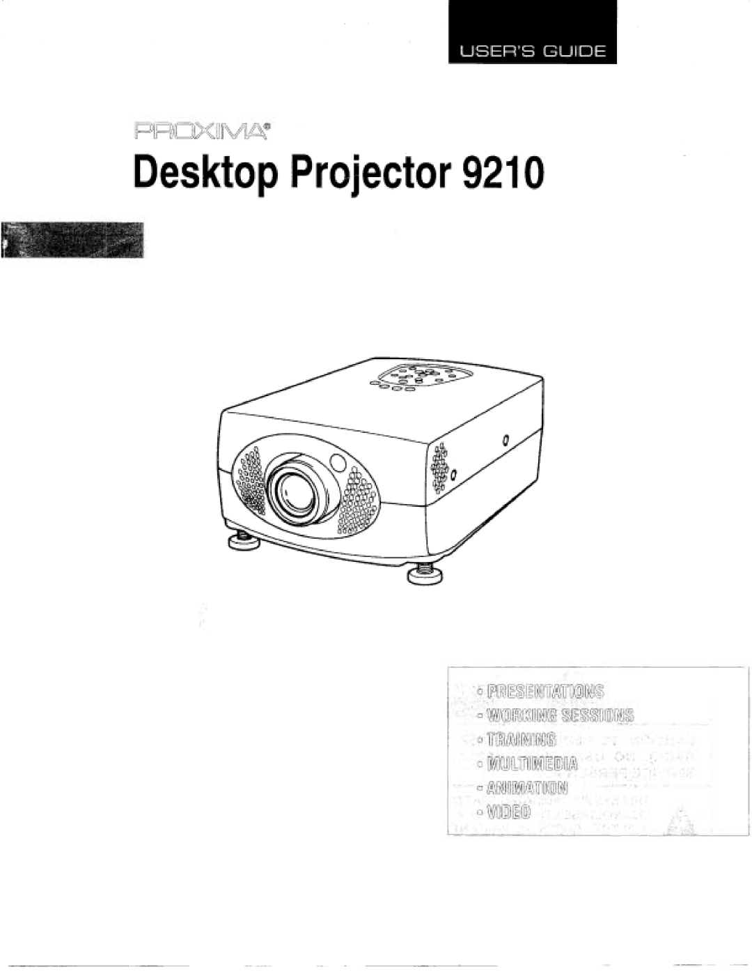 Ask Proxima DP9210 manual 