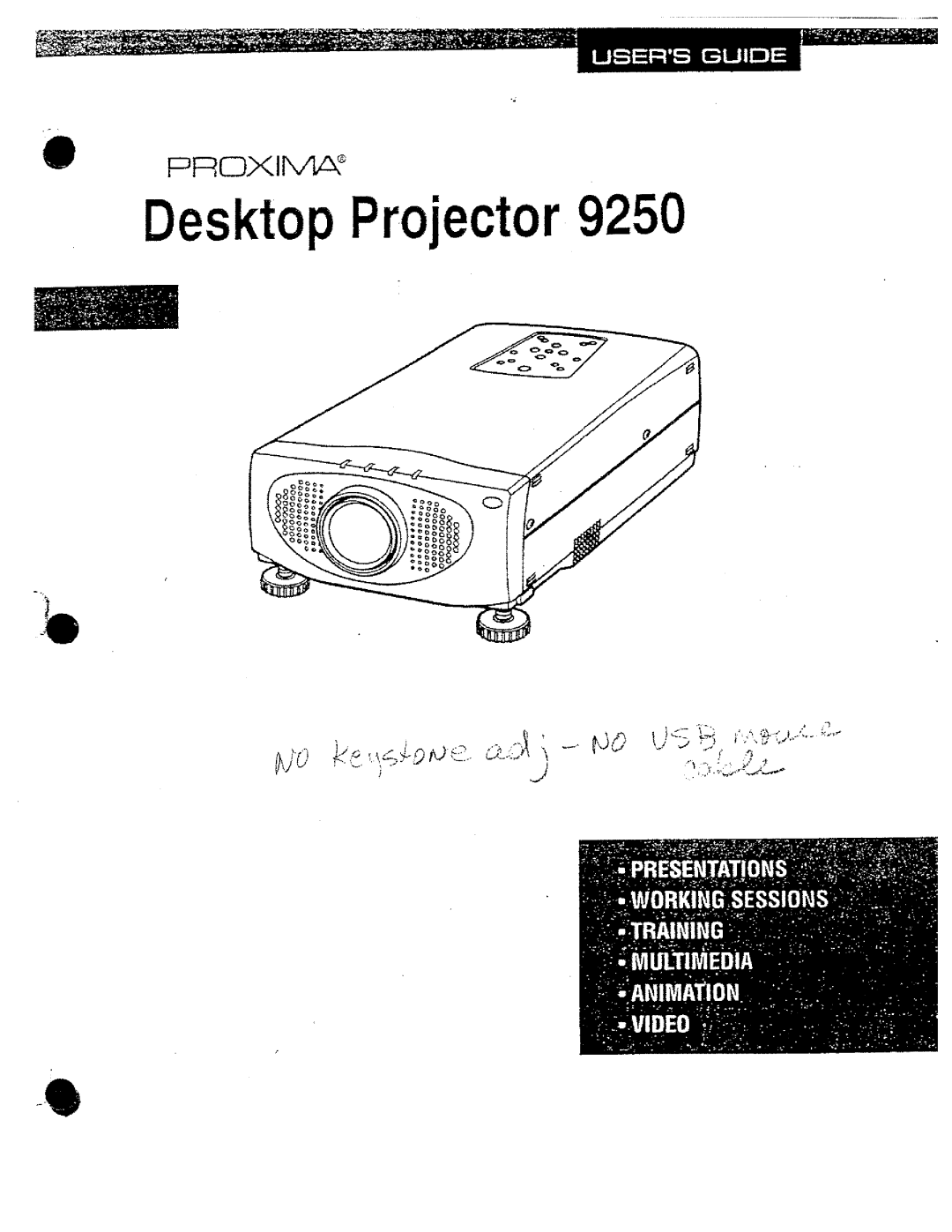 Ask Proxima DP9250 manual 