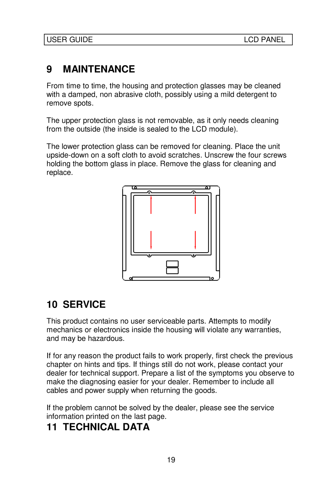 Ask Proxima Impact 400 manual Maintenance, Service, Technical Data 