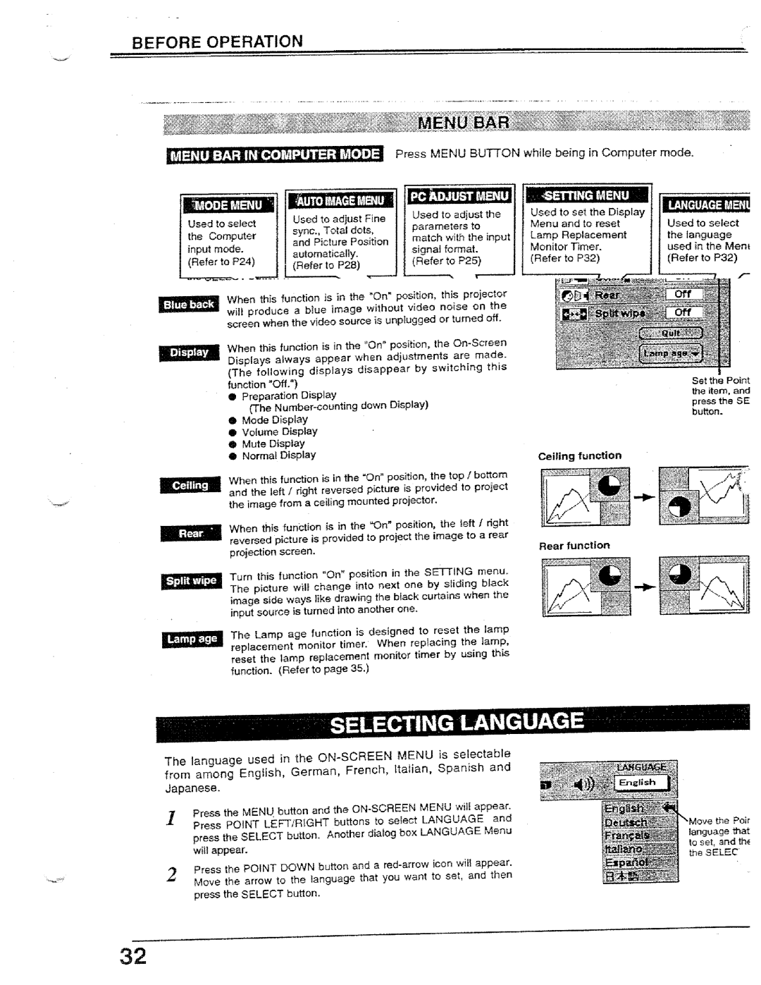 Ask Proxima LX manual 