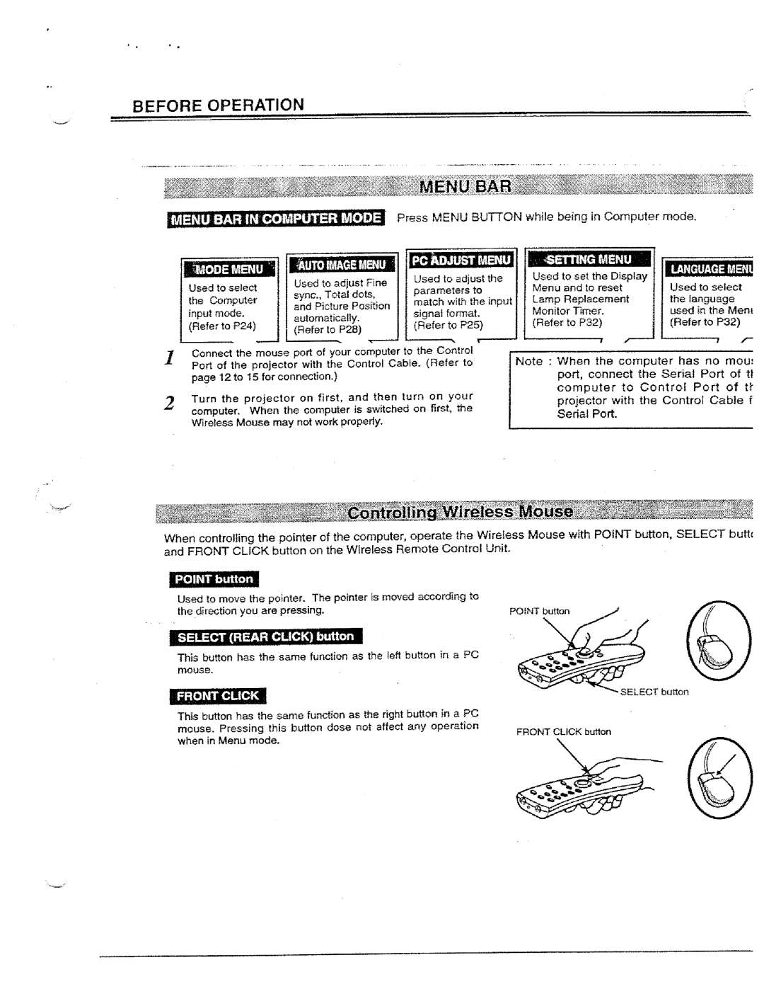 Ask Proxima LX manual 