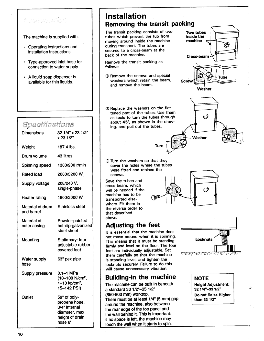 Asko 12004 manual 