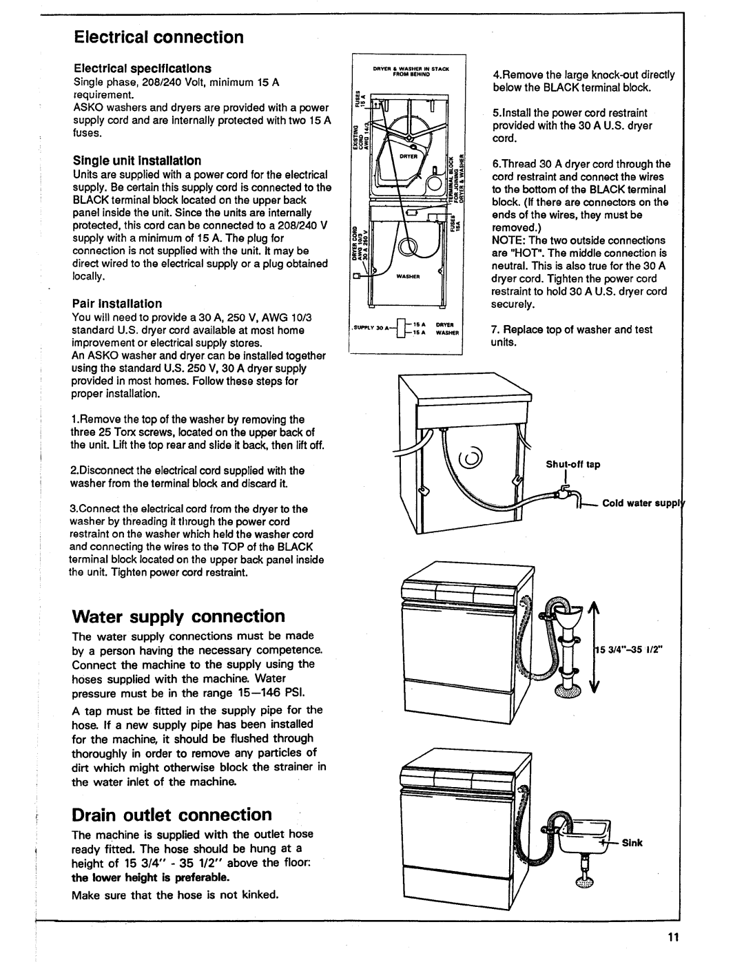 Asko 12004 manual 